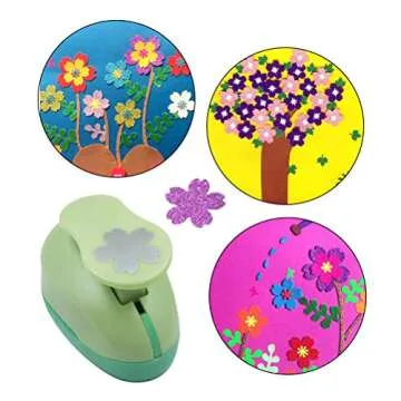 Haploon 4Pcs Paper Punchers for Creative Crafting & Gifting