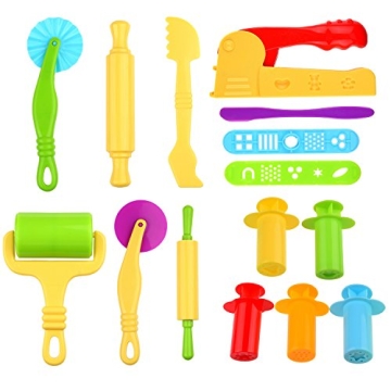 Kare & Kind 12pcs Dough Tools Kit for Creative Play