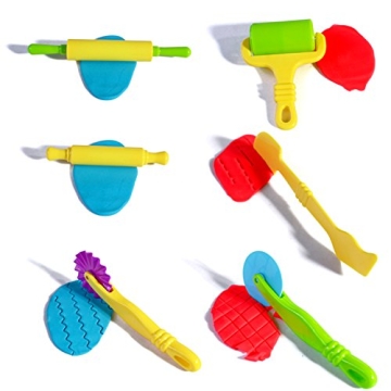 Kare & Kind 12pcs Dough Tools Kit for Creative Play