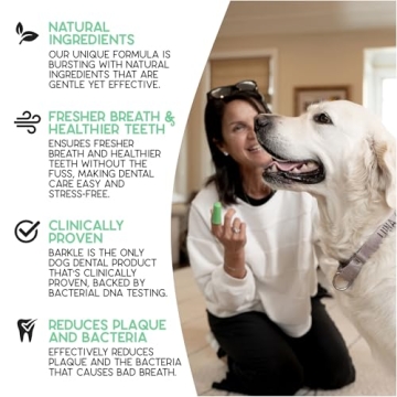 Barkle Dog Teeth Cleaning Gel - Fresh Breath & Clean Teeth