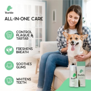 Barkle Dog Teeth Cleaning Gel - Fresh Breath & Clean Teeth