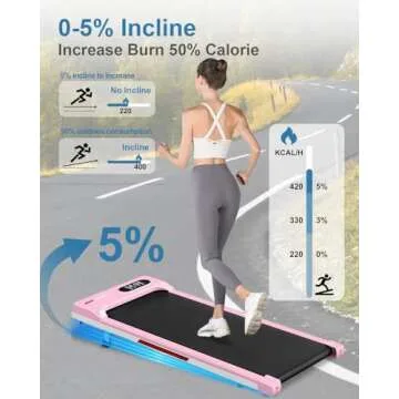 HomeFitnessCode Incline Walking Pad - Ultra Quiet Treadmill