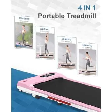 HomeFitnessCode Incline Walking Pad - Ultra Quiet Treadmill
