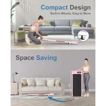 HomeFitnessCode Incline Walking Pad - Ultra Quiet Treadmill