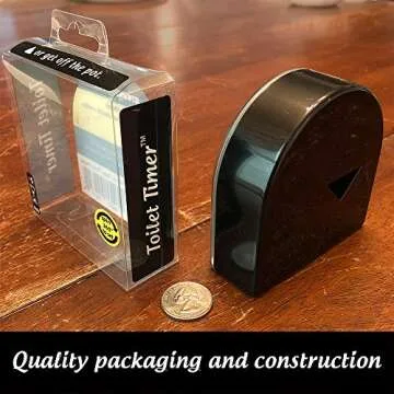 Katamco Toilet Timer (Dad), Funny Gift for Men, Husband, Dad, Birthday, Christmas, Stocking Stuffer. As seen on Shark Tank.