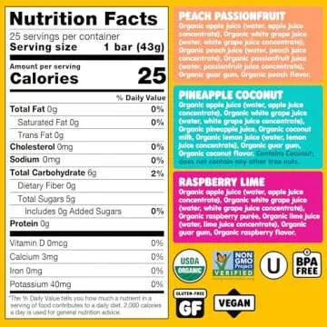 DeeBee's Organic Freezer Pops - Guilt-Free, Refreshing Fun!