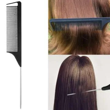 5Pcs Slick Hair Brush Set for Easy Styling and Control