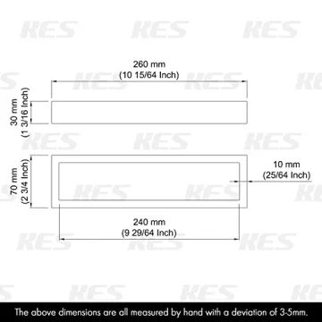 KES Hand Towel Holder Elegant Modern Design Stainless Steel