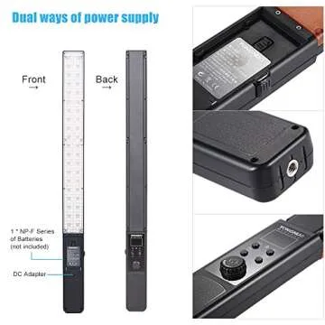 YONGNUO YN360 Handheld LED Video Light 3200k 5500k RGB Colorful Stick Professional Photo LED Stick