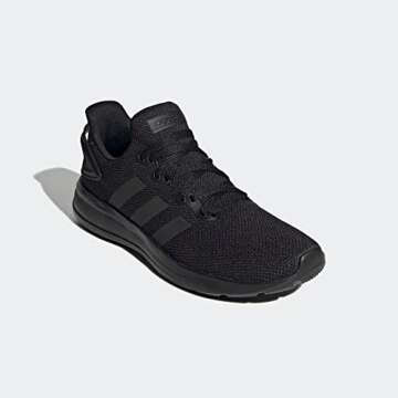 adidas Men's Lite Racer BYD 2.0 Trail Running Shoe, Black/Black/Black, 9.5