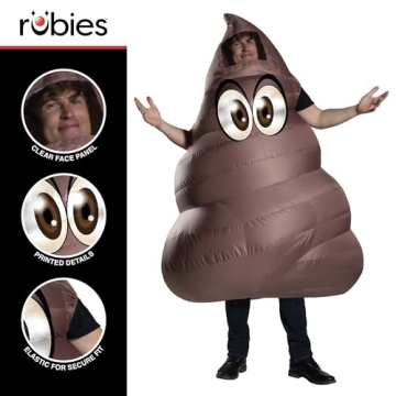 Rubies Inflatable Poop Costume for Fun Party Themes