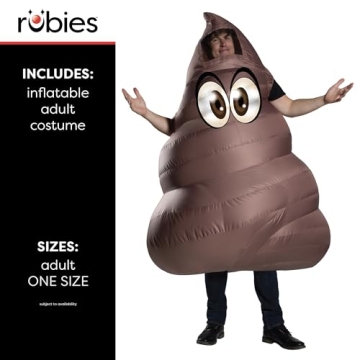 Rubies Inflatable Poop Costume for Fun Party Themes