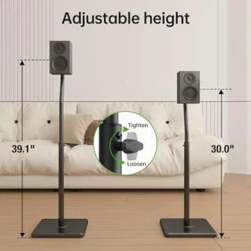 USX MOUNT Height Adjustable Universal Speaker Stands
