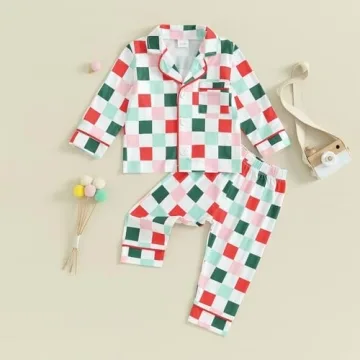 OikMombiu Kids Christmas Pajamas - Festive & Comfortable