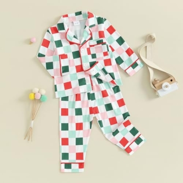 OikMombiu Kids Christmas Pajamas - Festive & Comfortable