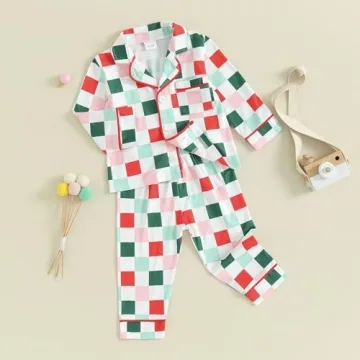 OikMombiu Kids Christmas Pajamas - Festive & Comfortable