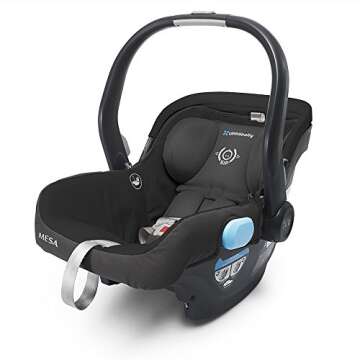Uppababy Mesa Infant Car Seat, Jake (Black)