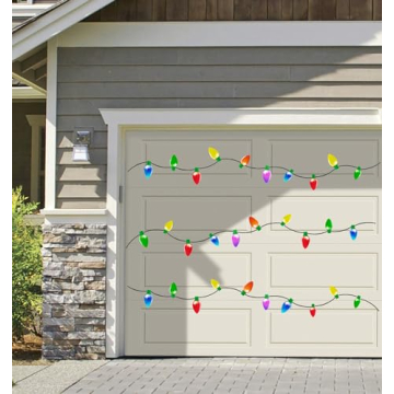 90PCS Christmas Light Bulb Magnet Set for Festive Decor