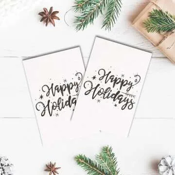 48 Pack Merry Christmas Greeting Cards | Holiday Cheer Set