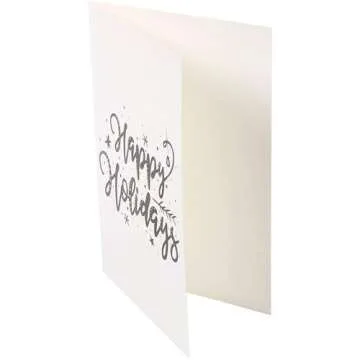 48 Pack Merry Christmas Greeting Cards | Holiday Cheer Set
