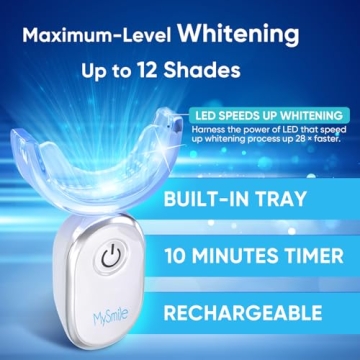MySmile Teeth Whitening Kit for Sensitive Teeth, Fast Results