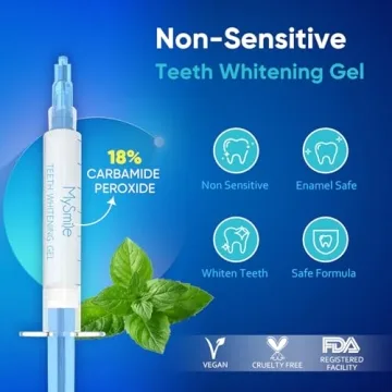 MySmile Teeth Whitening Kit for Sensitive Teeth, Fast Results