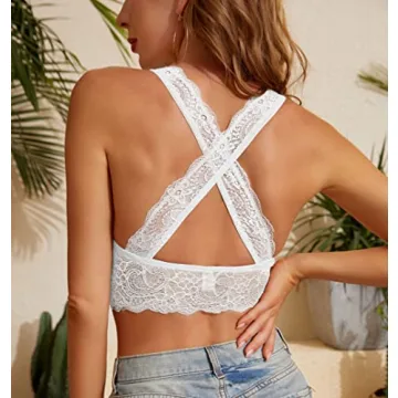 Stylish SHEKINI Lace Halter Bra for Ultimate Comfort