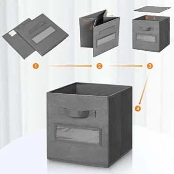 artsdi 10 Storage Cubes for Home Office Organizing