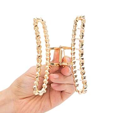 Agirlvct Pearl Hair Clip Set for Effortless Styling