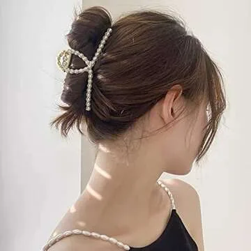 Agirlvct Pearl Hair Clip Set for Effortless Styling