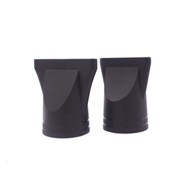 2PCS Black Hair Dryer Nozzle for Professional Styling