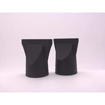 2PCS Black Hair Dryer Nozzle for Professional Styling