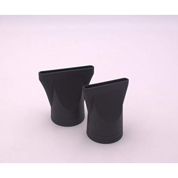 2PCS Black Hair Dryer Nozzle for Professional Styling