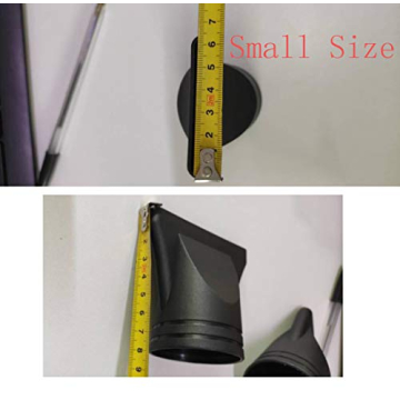 2PCS Black Hair Dryer Nozzle for Professional Styling
