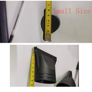 2PCS Black Hair Dryer Nozzle for Professional Styling
