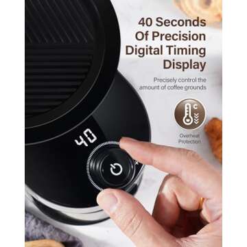 SHARDOR Electric Burr Coffee Grinder - 32 Grind Sizes