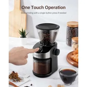 SHARDOR Electric Burr Coffee Grinder - 32 Grind Sizes