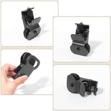 2 Pack Selfie Light Clip Mount Holder for Video Lighting