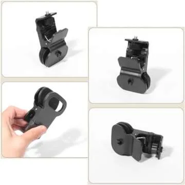 2 Pack Selfie Light Clip Mount Holder for Video Lighting