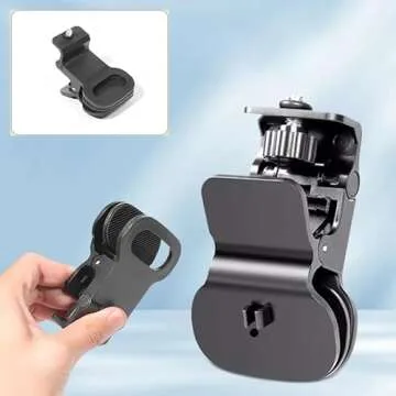 2 Pack Selfie Light Clip Mount Holder for Video Lighting