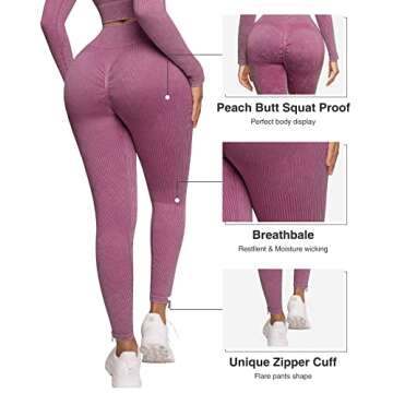 FeelinGirl Stylish Workout Set for Women - Leggings & Top