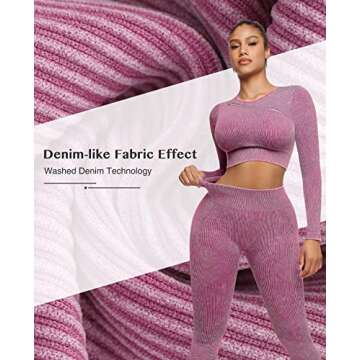 FeelinGirl Stylish Workout Set for Women - Leggings & Top