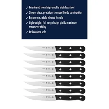 HENCKELS Premium Steak Knife Set, German Engineered & Stylish