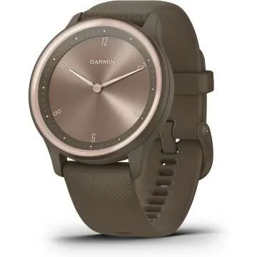 Garmin vivomove Sport Hybrid Smartwatch - Renewed Cocoa