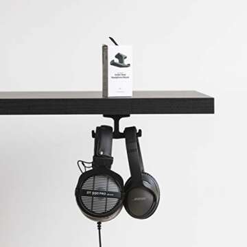 Elevation Lab The Anchor™ - The Original Under-Desk Headphone Stand Mount Holder