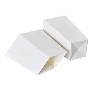BLUE PANDA 100 Pack White Popcorn Boxes Bulk for Party - White Popcorn Containers for Movie Night & Carnival Decorations - 46 oz Paper Box (7.8 x 4.25 x 4.25)