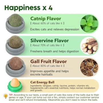 Potaroma Catnip Silvervine Balls - Cat Energy Treats