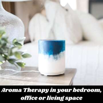 Elegant Aroma Outfitters Marble Color Diffuser with Remote Control