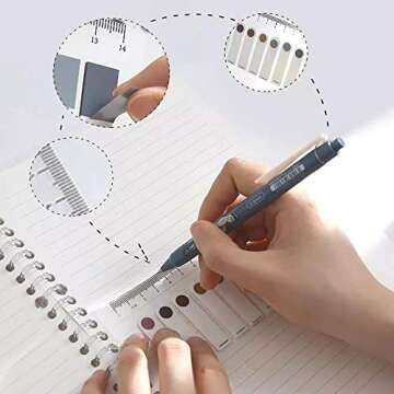 Tvoip 1400 Pieces Colored Page Markers,7 Sets Sticky Tabs in 60 Colors,Neon Sticky Notes Flags,Waterproof Writable Translucent Page Flags for Books,Bookmarks,Notebook,Removes Cleanly