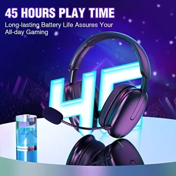 WolfLawS TA82 Wireless Gaming Headset - 7.1 Sound & Comfort